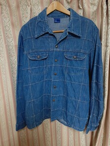 シアーズ 70s　ジーンズジョイント　デニムジャケット　ビンテージキルティングシャツ　RRL Levi's