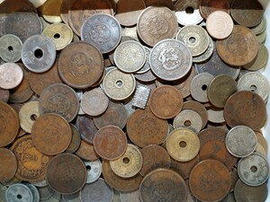 C88　日本古銭銀貨と銅貨のみおまとめ
