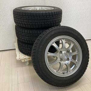 ヨコハマ スタッドレスタイヤ 13年製 ４本セット ice GUARD ig50 175/70R14 IG50 4穴 ホイール付 （2個口発送）