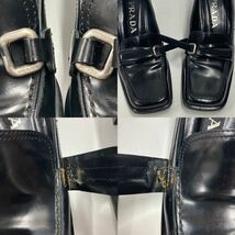 PRADA レディース パンプス ブラック サイズ38 1/2 （約25.5cm）_画像10