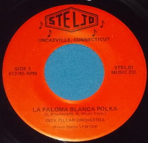 ☆7inch EP★US盤●DICK PILLAR ORCHESTRA/ディック・ピラー「La Paloma Blanca Polka」70sポルカ名曲!●