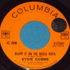 ☆7inch EP★US盤●EYDIE GORME/イーディ・ゴーメ「Blame It On The Bossa Nova/恋はボサノバ」60s名曲!●の画像2