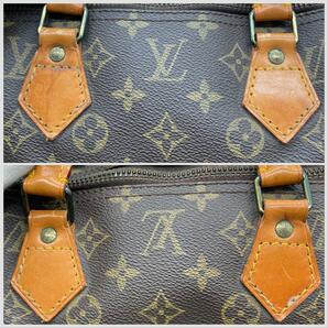 ルイヴィトン ボストンバッグ モノグラム スピーディ30 M41526 ハンドバッグ トラベルバッグ LOUIS VUITTON ブラウン PVC ヌメ革 南京錠の画像10