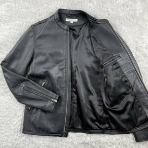  unused class * Urban Research rider's jacket ram leather sheep leather single L black black leather jacket URBAN RESEARCH blouson 