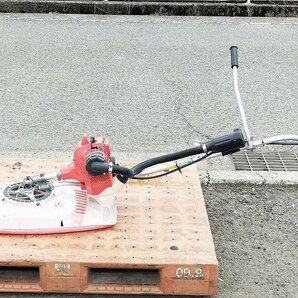 【直接引取のみ 愛媛】シバウラ エンジン式芝刈機 草刈機 ホバーモア FM300 中古現状品の画像1