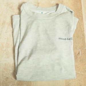 モンベル montbell Tシャツ S 半袖シャツ メンズ シャツ グレー アウトドア キャンプ レジャー 登山 mc01053888