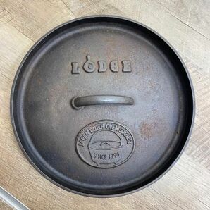 ケースセット◆ LODGE ロッジ ダッチオーブン 内径25cm 深さ10cm キャンプ アウトドア BBQ 調理器具 焚き火 直火 キャンプ飯 鍋 mc01064953の画像3