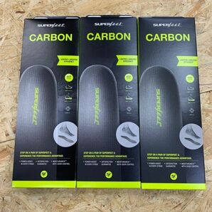 ◆3個セット◆ superfeet carbonD UK6-7.5 EU39-41 スーパーフィート インソール カーボン 保管品 mc01065374の画像1