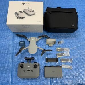 ◆1円スタート◆ DJI MINI 2 フライモアコンボ ドローン ◆簡易動作確認済み◆ 空撮 バッテリー 送信機 人気 mc01065748の画像1