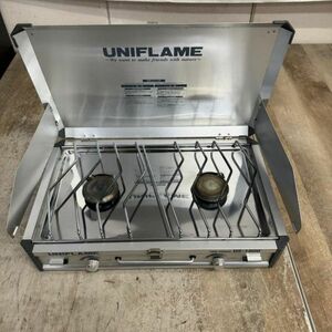 UNIFLAME ユニフレーム ツインバーナー　US-1900 ツーバーナー コンロ　調理器具　テント　キッチン用具　動作確認済みmc01065537