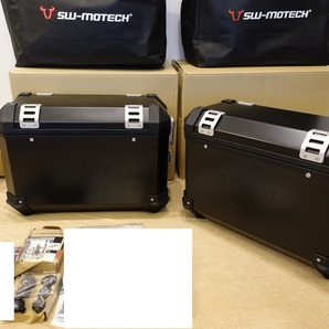 SW-MOTECH TRAX ION 37L 左右アルミサイドパニアケース Mサイズ+キーシリンダー6個,キー2本 定価118,360円 TRAX EVOの画像1