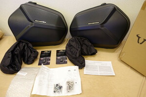 SW-MOTECH AERO ABS サイドケースセット 左右各25L + EVOサイドキャリア用アダプタ(AERO ABS用) セット 定価64,130円 ★EVO★