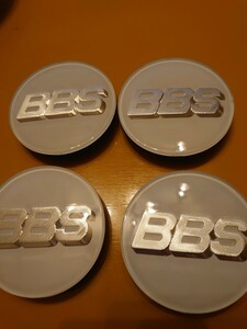 bbs BBS センターキャップ　白銀　70mm 4個セット