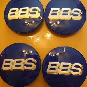 bbs BBS ホイール センターキャップ リング無し 70mm 紺金 4個セットの画像1