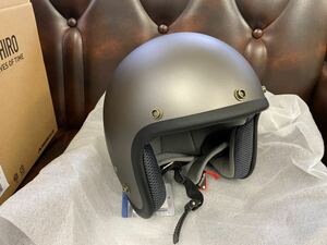 山城　YAMASHIRO ジェットヘルメット　YH-001 フラットガンメタリック M 57〜58 S 送料無料