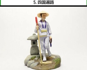 05. 四国遍路 フィギュア版 中国四国物産展 海洋堂 検) ボトルキャップ 非売品 アクアテイルズ フィギュア チョコエッグ チョコQ カプセルQ