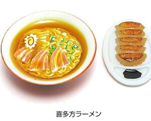 07. 喜多方ラーメン フィギュア版 みちのく物産展 フィギュア 海洋堂 検) ボトルキャップ 非売品 アクアテイルズ リーメント 食品サンプル