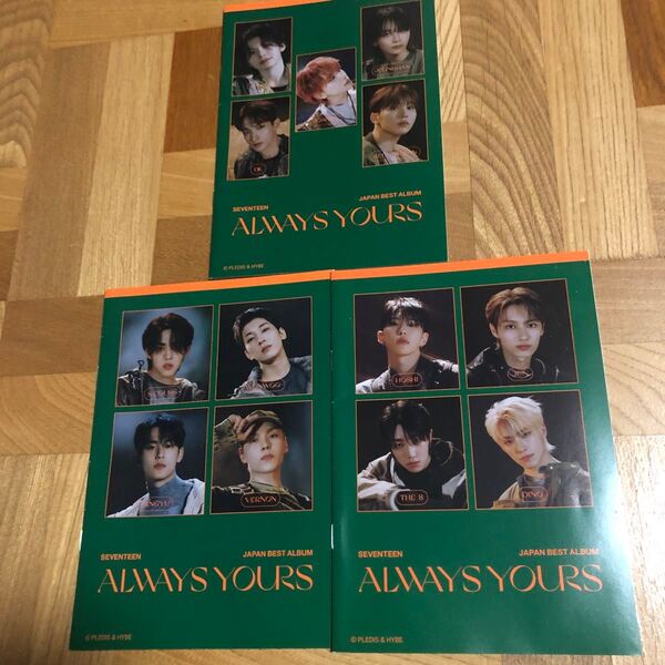セブンイレブン限定 SEVENTEEN A5ノート 全3種 セット