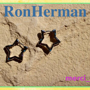 ロンハーマン RonHerman シルバースター フープピアス ストーン ジルコニア デザイン 新品 未使用 ターコイズブルー ドゥーズィエムクラス の画像5