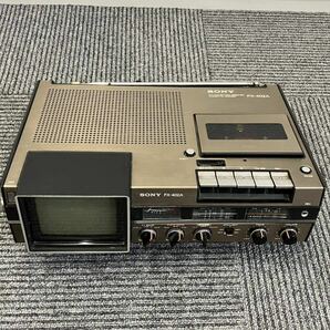 ★☆SONY TV/ラジオ/カセットレコーダー カセットデッキ FX-402A 現状渡し 昭和レトロ アンティーク 1978年製☆★の画像1