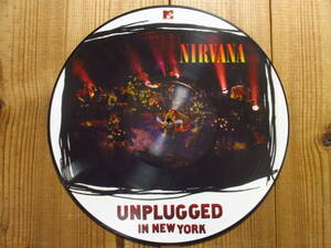 希少 Picture-Disc / Nirvana/ ニルヴァーナ / MTV Unplugged In New York / GEF 24727P