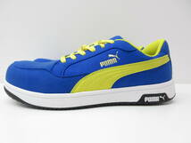 3100 ブランド祭 シューズ祭 PUMA プーマ 安全靴 Airtwist 2.0 Blue Low エアツイスト 2.0 ブルー ロー 未使用品 28cm 青 黄 箱付き_画像5