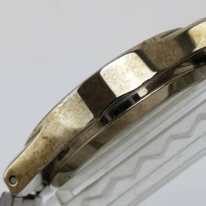 2403-666B エソール 手巻き式 腕時計 ESSOR 両面スケルトン ベゼルインデックス ローマン数字 金属ブレスの画像3