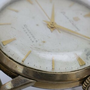 2404-548 セイコー 手巻き式 腕時計 SEIKO クロノス 17石 丸型 金色ケース くさびインデックス 伸縮ブレスの画像8
