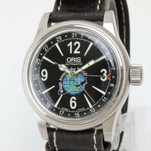 2403-700 オリス オートマチック 腕時計 美品 ORIS ビッグクラウン ウィングズ アラウンド ザ ワールドII 2000本限定 箱 付属品有りの画像1