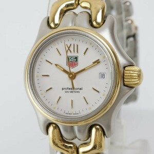 2404-629 タグホイヤー クオーツ 腕時計 TAG HEUER S05.008M プロフェッショナル セル 日付 コンビカラーブレス