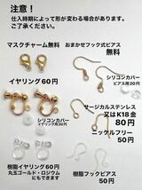 No.547-2 金具変更○鯉のぼりのチャーム ペアセット　＃ピアス イヤリング ハンドメイド 子供の日_画像4