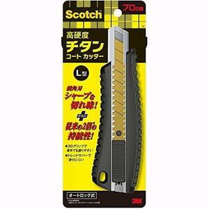 お得 ★Lサイズ_オートロック式(本体)_単品★ スコッチ カッター チタンコート PRO オートロック式 Lサイズ 刃長さ100mm TI-DLA