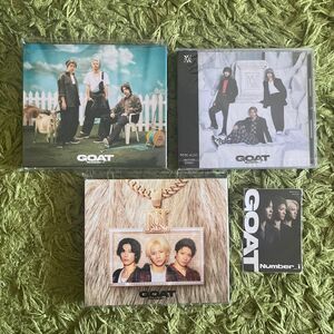 【新品未開封】number_i GOAT CD 3形態カード付