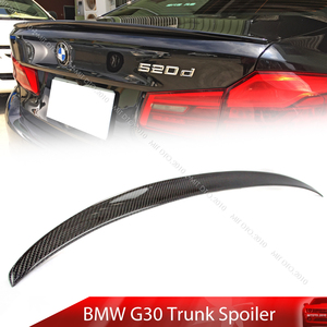 即発送 2017-2023 BMW 5シリーズ G30 セダン カーボン製品 リアスポイラー トランクスポイラー M5 TYPE