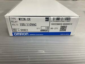 新品未使用 OMRON オムロン ミニパワーリレー 10個入 MY2N-CR AC100/110