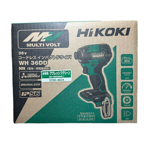 36V HiKOKI コードレスインパクトドライバ WH36DD 2XHLSZ NN（アグレッシブグリーン）本体のみ