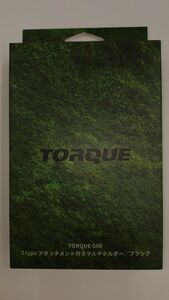 TORQUE G06 2type アタッチメント付き　マルチホルダー/ブラック　R23U001K