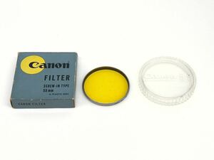 【良品】Canon キヤノン55mm SY50.2c 銀枠フィルター