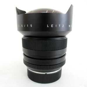 【Leica/ライカ】卯④63//SUPER-ELMAR-R 1:3.5/15mm/魚眼レンズ/FISHEYE/美品/防湿庫保管の画像8