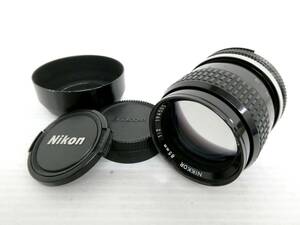 【Nikon/ニコン】卯②49//NIKKOR 85mm 1:2 HS-9付き/防湿庫保管品