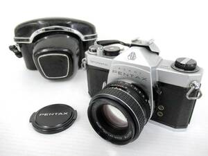 【ASAHI PENTAX/アサヒペンタックス】卯①77//SP/SPOTMATIC/SMC TAKUMAR 1:1.8 55mm/革ケース付き