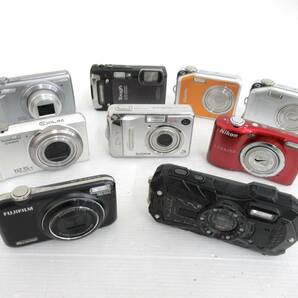 【FUJIFILM/Nikon/OLYMPUS/PENTAXCASIO】卯③62//finepix/Tough/optio/COOLPIX/EXILM/コンパクトデジタルカメラ///8台の画像1