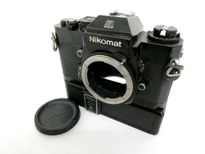 【Nikon/ニコン】卯④232//Nikomat ELボディ/AUTO WINDER AW-1/ブラック