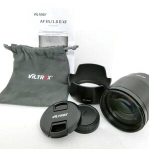 【VILTROX】卯②268//ビルトロックス PFU RBMH 85mm F1.8 STM/Xマウント 防湿庫保管品 極美品の画像1