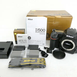 【Nikon/ニコン】卯③165//D500/元箱/説明書/付属品/予備バッテリー/防湿庫保管の画像1