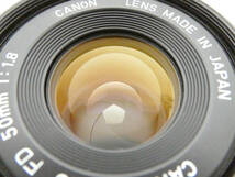 【Canon/キヤノン】卯①686//FD 50mm 1:1.8_画像3