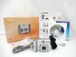 【Canon/キヤノン】卯①646//POWER SHOT A570 IS/パワーショット/コンパクトデジタルカメラ/単三電池2本使用/箱付き