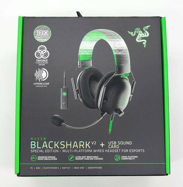 【新品・未使用】Razer BlackShark V2 Special Edition ゲーミングヘッドセット