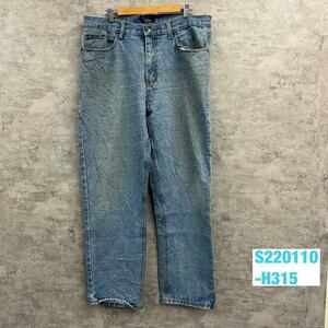 CROSS WINSOR JEANS デニムジーンズパンツ ライトブルー ジップフライ レギュラー 38×32 実寸W38in USA 海外輸入 古着 S220114-H315