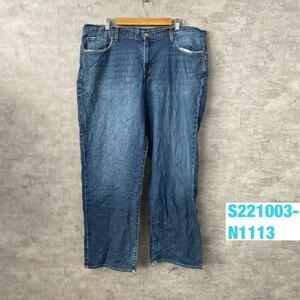 LUCKY Brand デニムジーンズパンツ ブルー クラッシック ジップフライ 40 実寸W41in 大きいサイズ RN80318 USA 古着 S221003-N1113